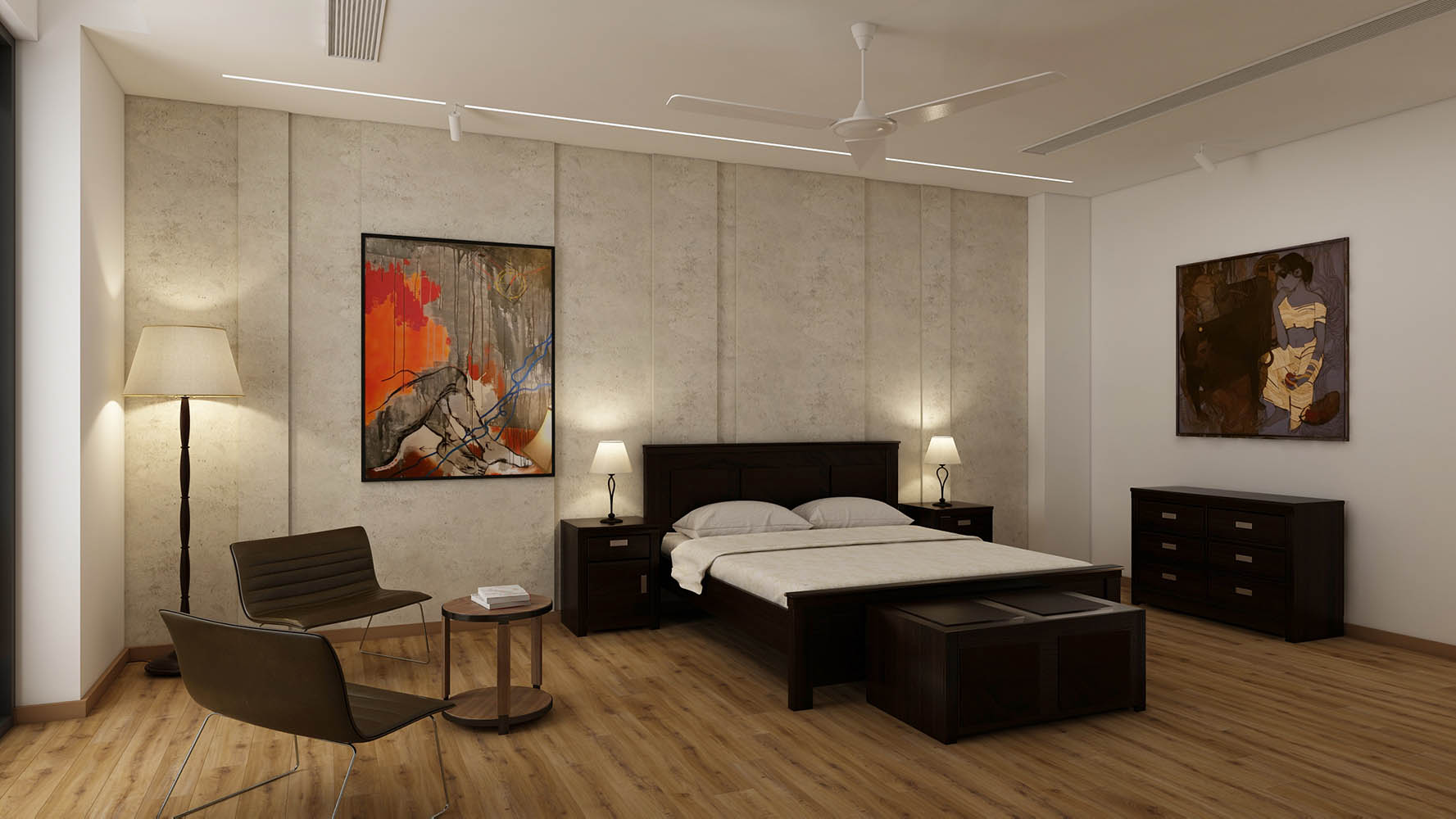 The Camellias Master Bedroom Wooden Flooring Avgai Avgai