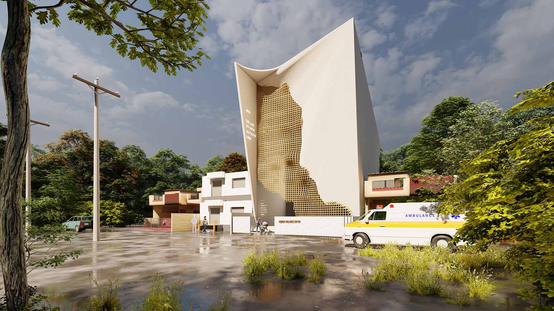 Picture of COMMERCIAL_ARCHITECTURE_WELLNESS_CENTER_BUILDING1_VIEW - AVGAI : AVGAI